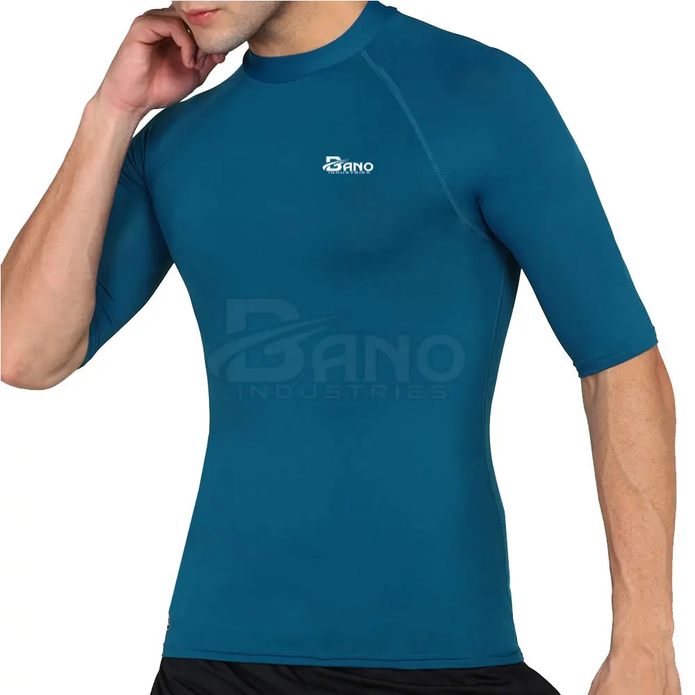 Spandex Sublimated MMA Rash Guard Digital Printed BJJ Rush Guard Long Sleeve Rash Guard For Sale