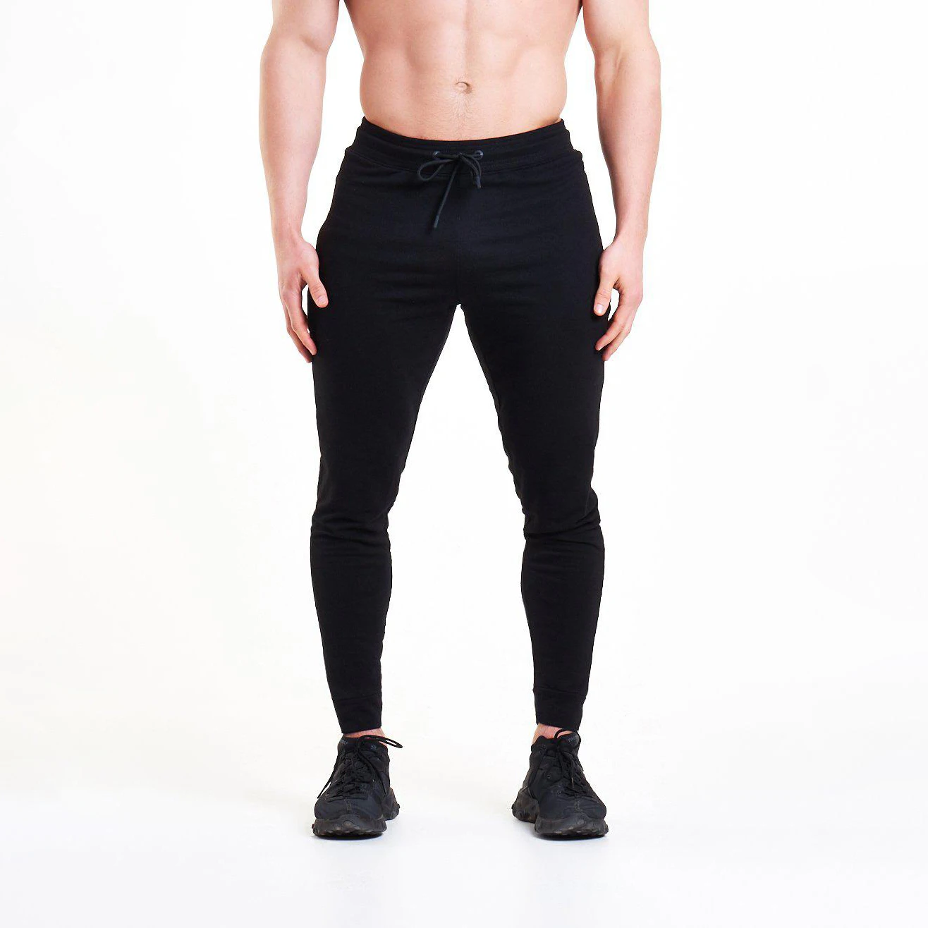 Wholesale Work Out Jogging Sweat Pants Custom Made Hip Hop Pants High Waist Solid Color Fall Clothing Sport Wear