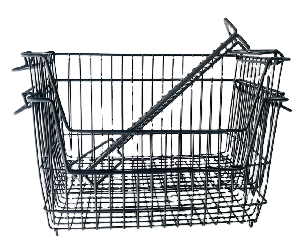 Big Wire Basket  14x10,5x9 2 Baskets 1 Cover Japan Standard Made in Vietnam