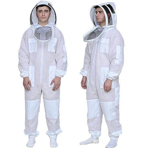 High Quality Beekeeping Protection Suit Durable White Cotton Bee Suit for Children Ensuring Safety and Comfort While Beekeeping