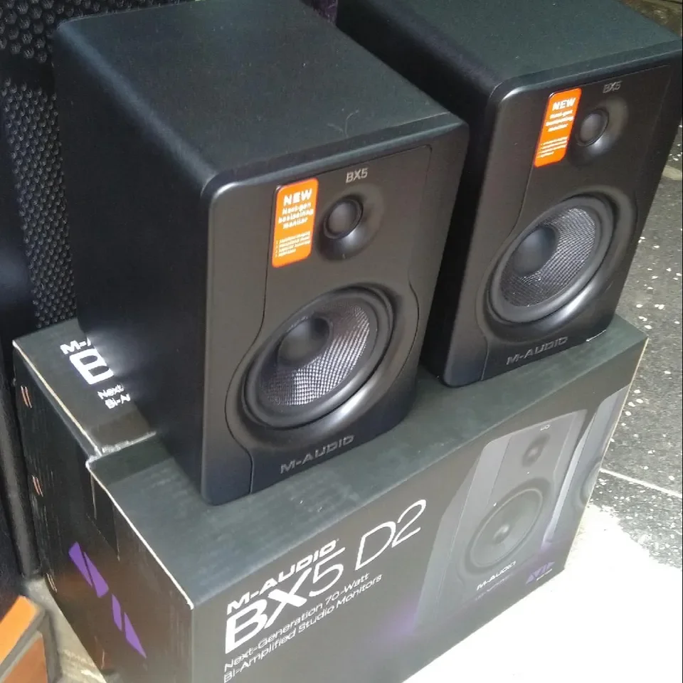 Assert New M Audio Bx5 Studio Monitor Speakers Available Discount Brand New Plus Warranty Offer