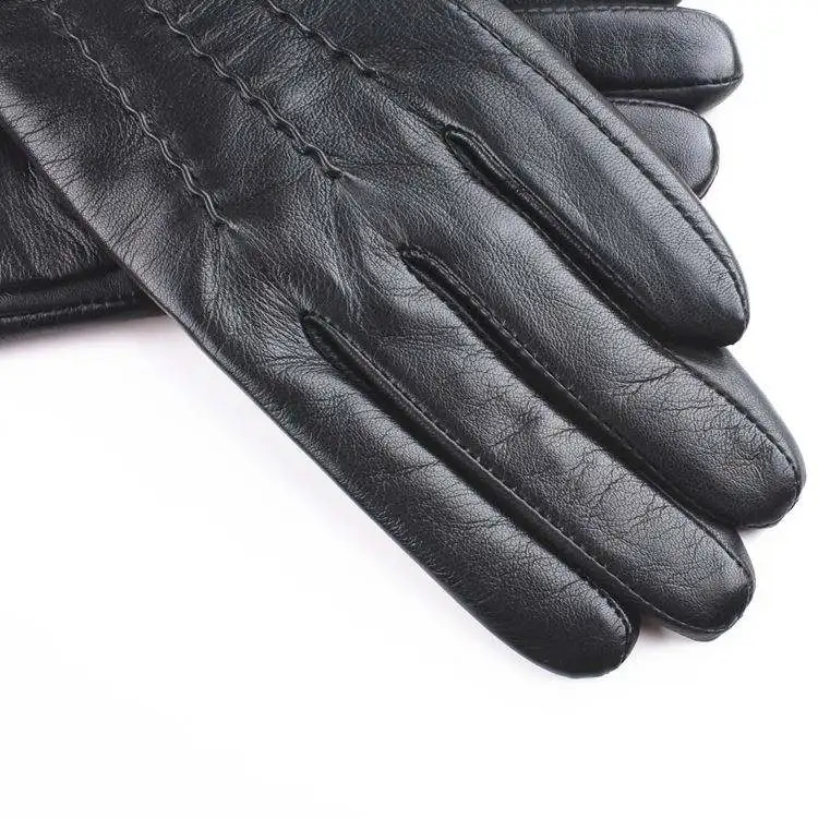 2024 New Best Quality Top Grain Cowhide Leather Driving Gloves Guantes de Seguridad Leather Working Safety Gloves