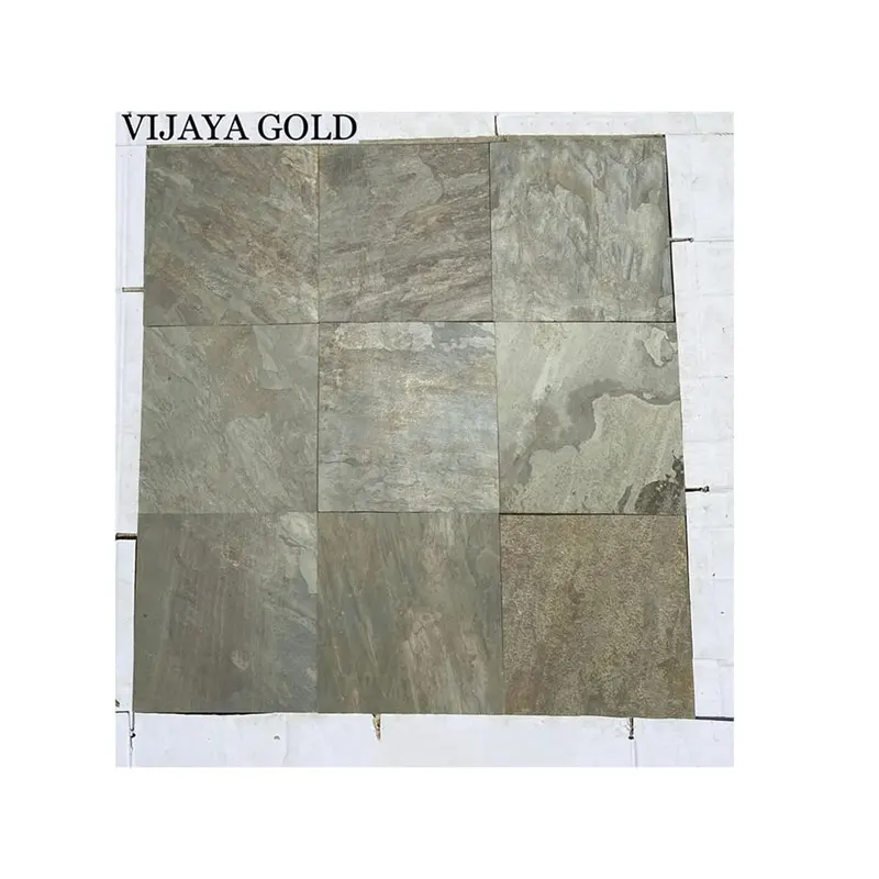 New Design Home Decorative Vijaya Gold Slate Tiles for Wall And Flooring
