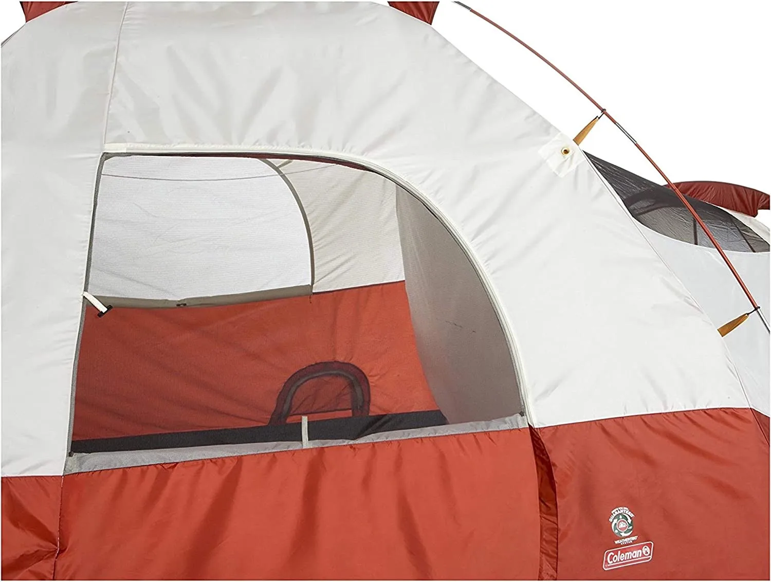 Red Canyon 8-Person Camping Tent, Weatherproof Family Tent Includes Room Dividers, Rainfly, Adjustable Ventilation