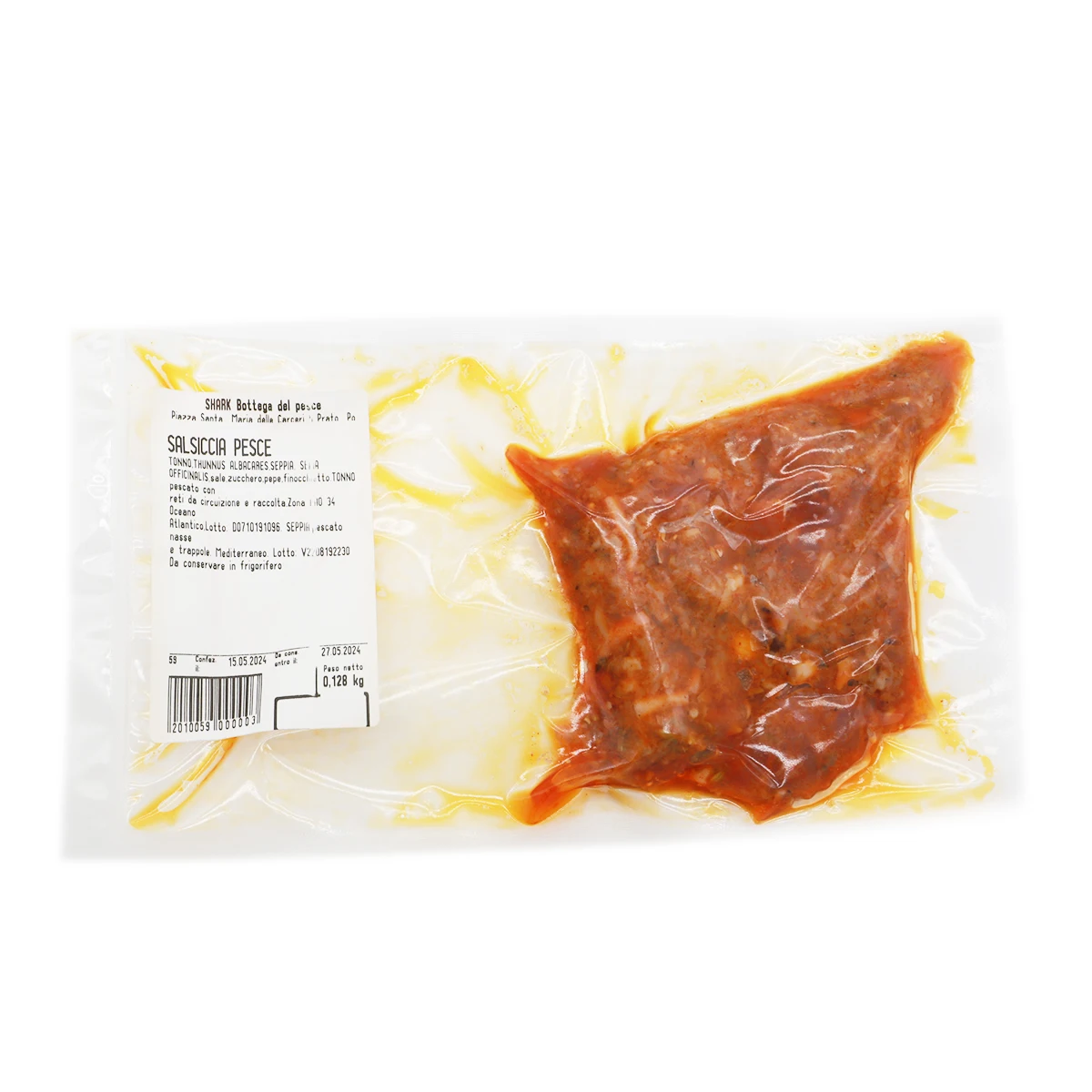 Fish Sausages from Tuscany for wholesale Made In Italy Top Quality Shark La Bottega del Pesce