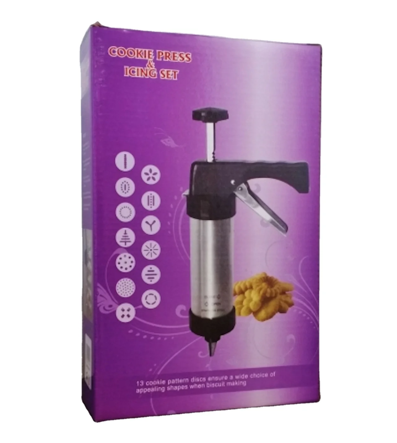 Cookie Press & Icing Set - 22Pcs Set, 26.5*13Cm