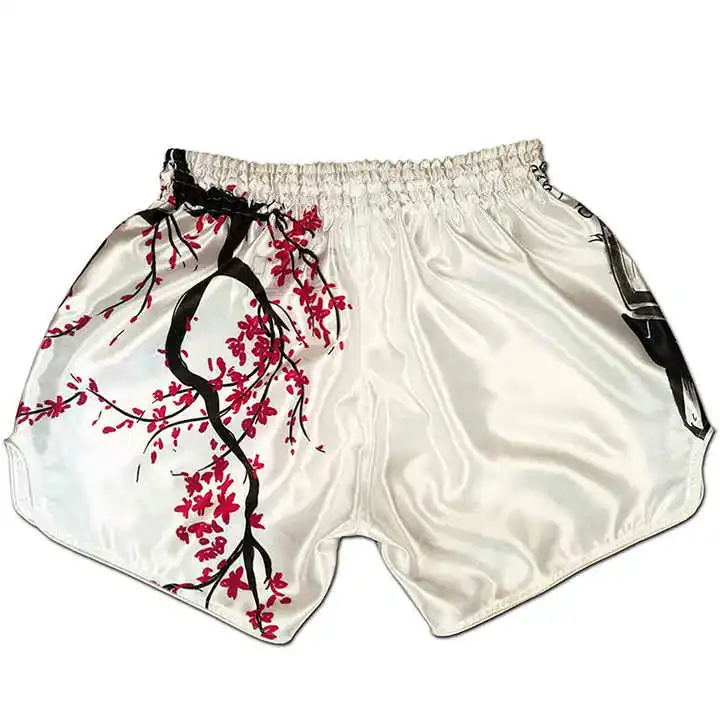 Wholesale Men Muay Thai Boxing Shorts Zipper Giraffe Tiger Stripe MMA Club Training Trunks Plus size