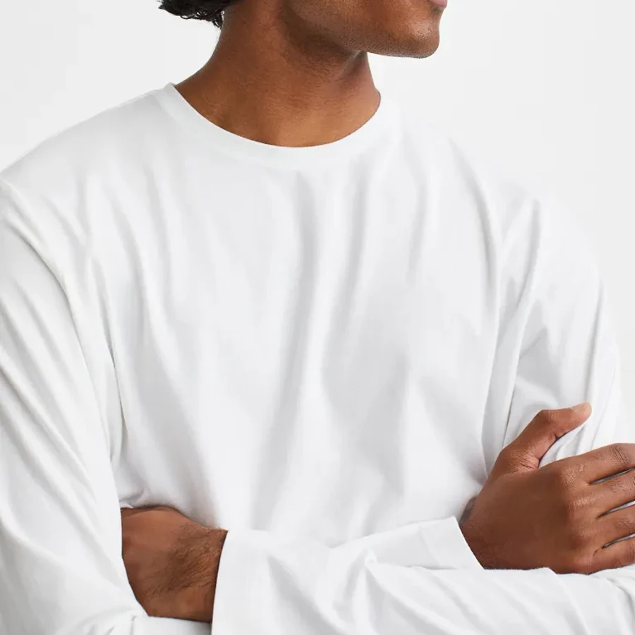 Most Fashionable Men Basic Cotton Full Sleeves Jersey With Custom Logo And Design For Sale Men Casual T Shirts