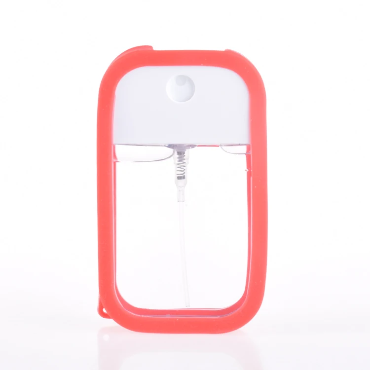 Mini hot fashioned cell phone shaped 20ml plastic credit card pocket size perfume mist spray bottle for hand sanitizer sprayer