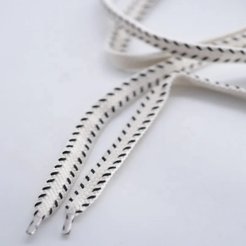 CQ wholesale price fashion laces twisted Rope Shoelaces sneaker shoelaces for boots shoelace tag