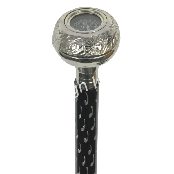 Gentleman Luxury Walking Stick With Clock Style Handle From India New Designed Elders Walking Stick Perfect For Grandparents