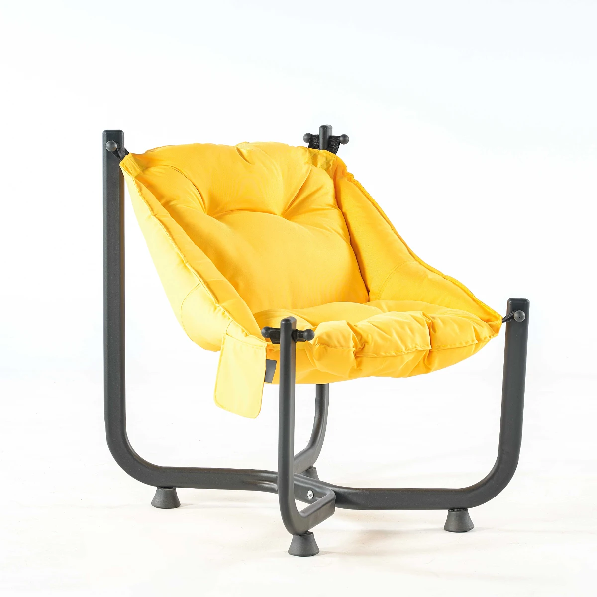 Indoor Garden Living Room Shop Cozy Chair/Faux Fur Saucer Chair for Bedroom Moon Chair Relax Folding Foldable