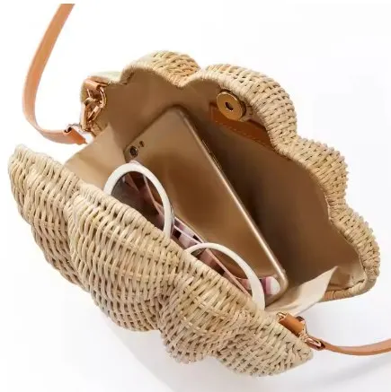 Trending Ladies Handbags Small Handbags 2024 Rattan Handbags OEM/ ODM