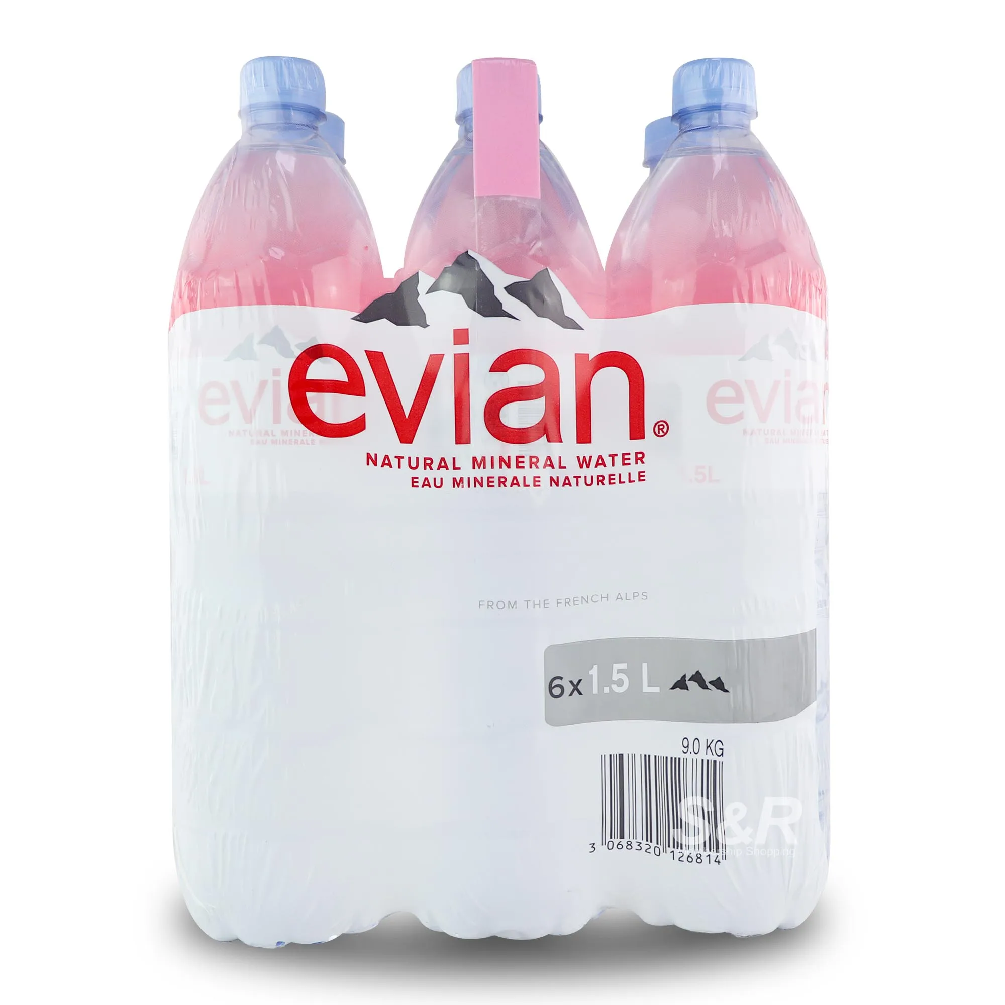 Высококачественная минеральная вода Evian Spring