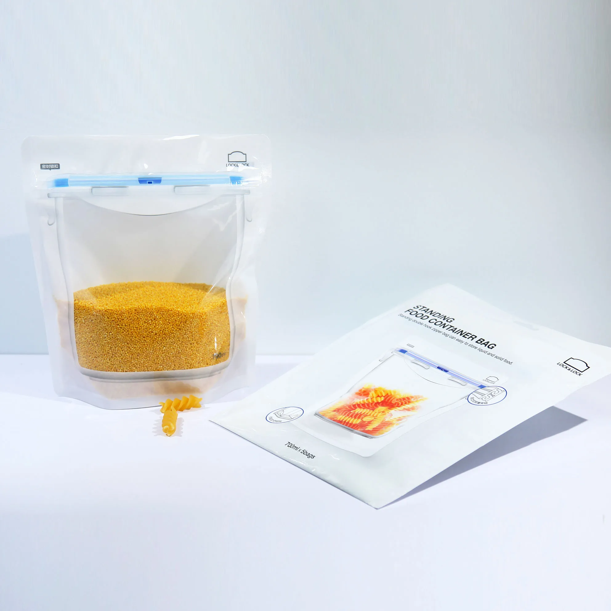 Food Packaging Zip Seal Stand Up Pouches Matt Stand Up Pouch Zipper Bags