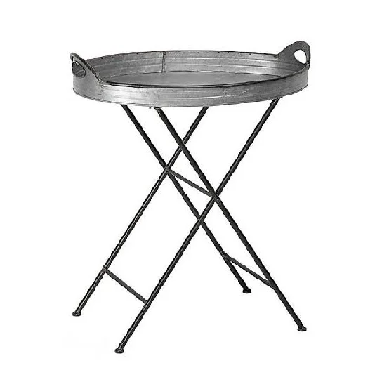 Custom-Size Home Decorative Galvanized Metal Serving Tray New Design Server Plate Platter Dish Set Elegant Serving Tray