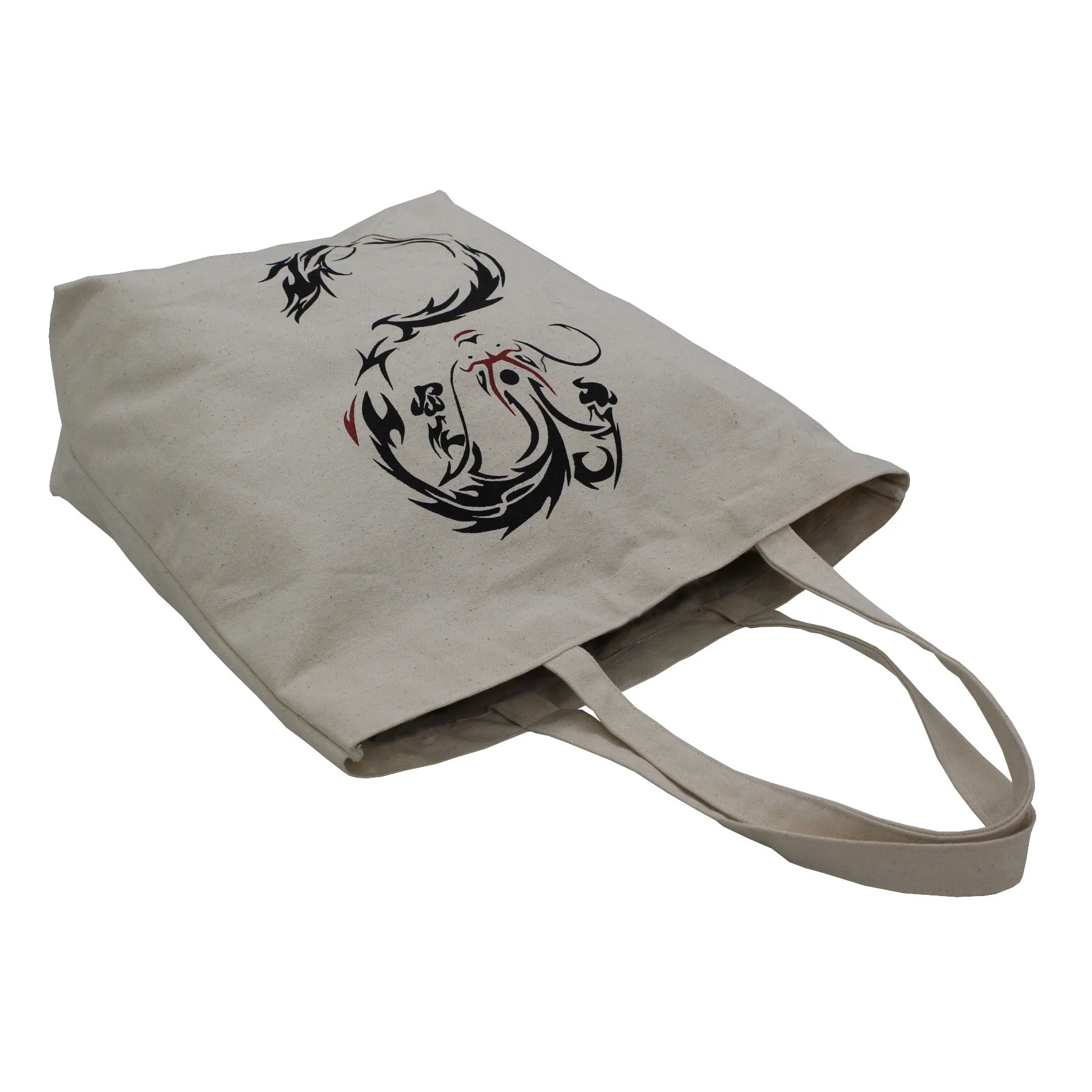 Оптовая продажа сделанная в Индии самодостаточная хлопковая холщовая ручка печать на заказ 12 унций рекламная сумка для покупок подарок