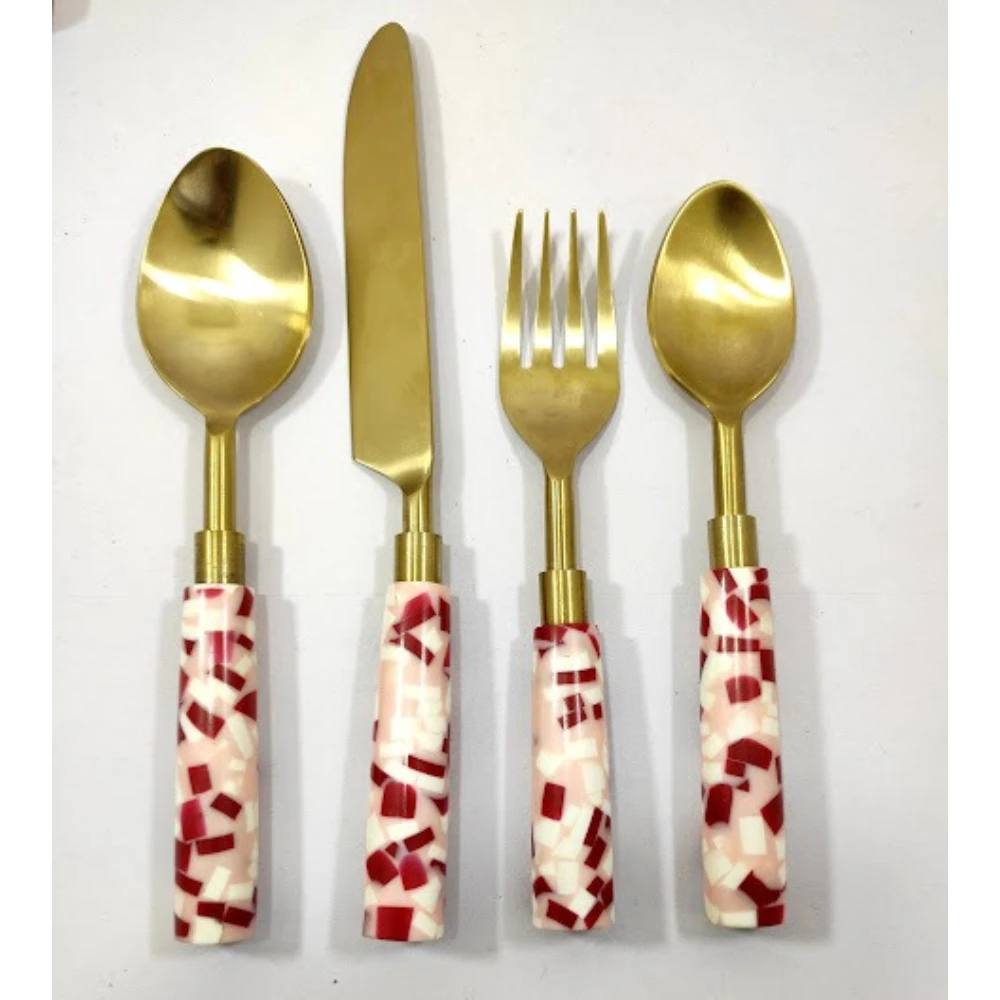 Strong Wholesale Cheap Price Indian Supply Metal Hotels Cutlery Silver Plated Flatware Set for Global B2B Marketplace