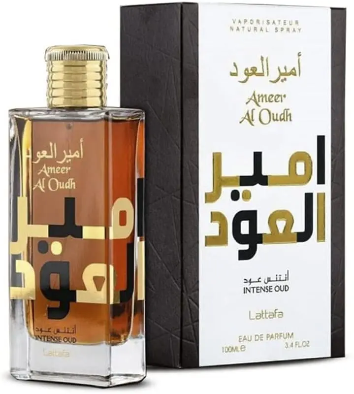 Perfume Ameer Al Oudh Intense Oud 100Ml by Lataffa High-Quality Long-Lasting Eau de Perfume Original Arabic Dubai perfumes