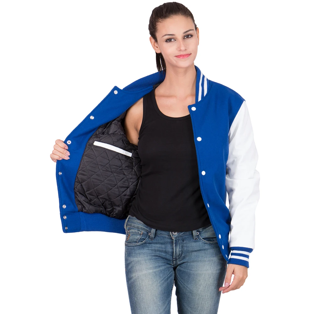 Hot Sell Women Outdoor Anti UV Jackets Quick Dry Thin Skin Mandarin Collar Two Tone Baseball Leather Sleeves Jackets