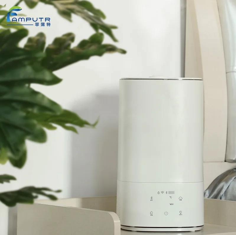 Пользовательский озоновый очиститель воздуха, ультразвуковой распылитель, Настольный увлажнитель воздуха с сенсорным управлением для дома, отеля, школы