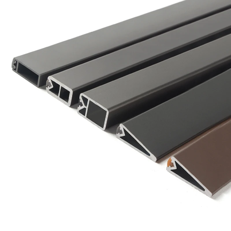 Aluminum Steel Hanging Rail Furniture Hardware Cabinet Rods Closet New Design Rod Wardrobes Led Tubes