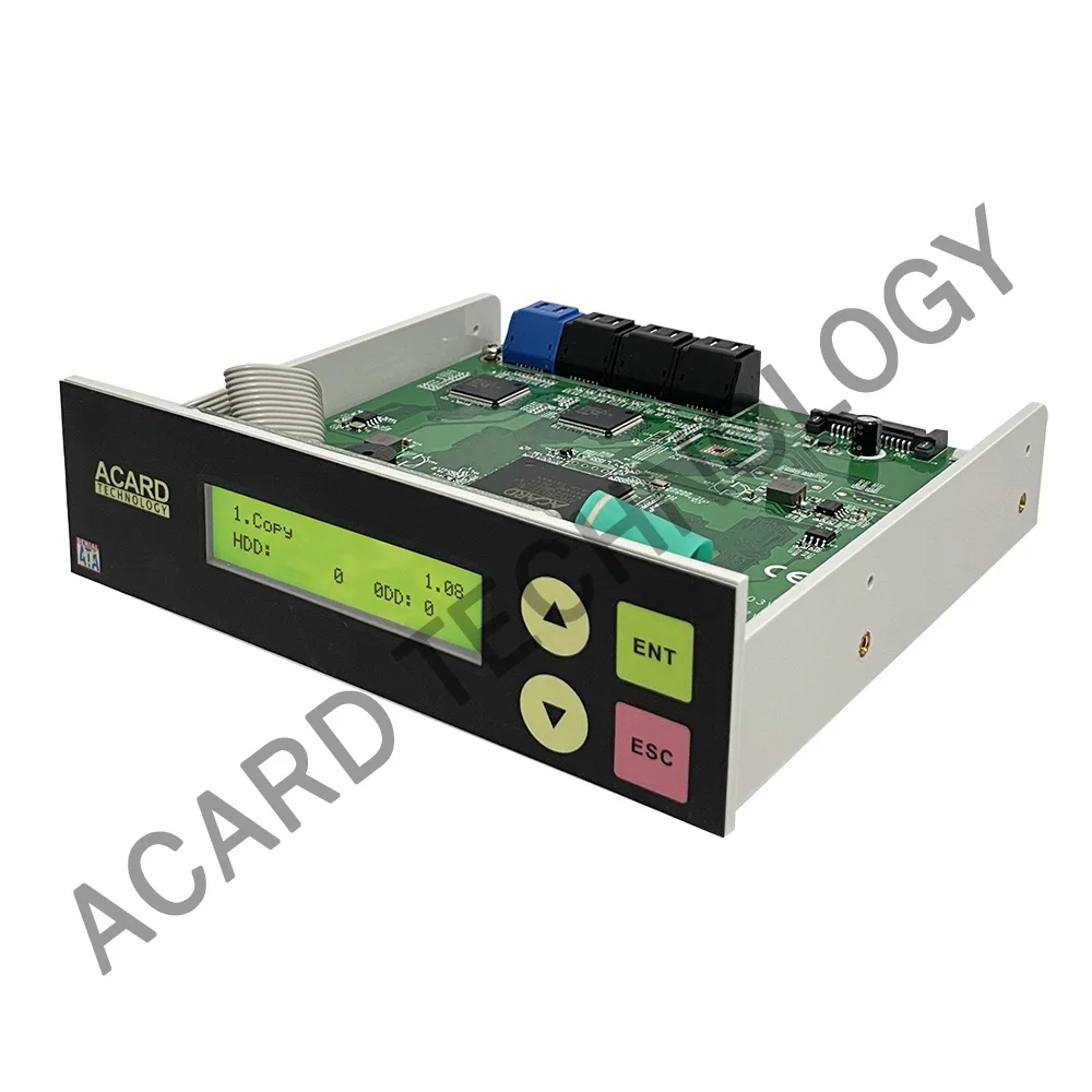 Acard 1 to 7 Controller for Blu-ray BD/DVD/CD Disc Copy Duplicator + SATA Cables