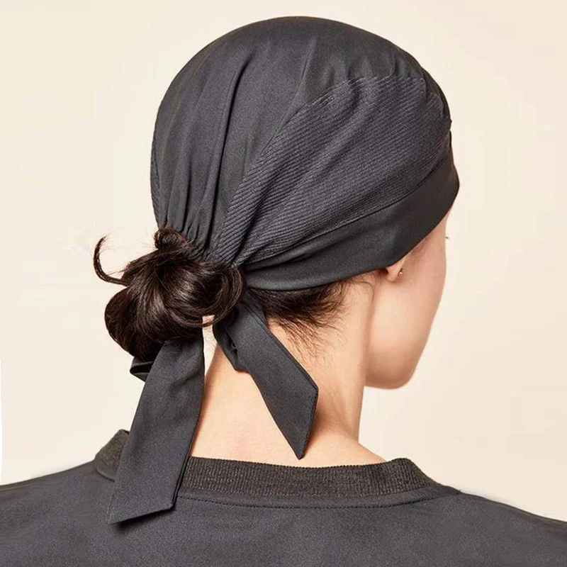 New Cotton Printing Medical Surgical Hat Sweat-Absorbent Pet Nursing Scrub Caps Hospital Doctor Work Hat Nurse Scrub Cap