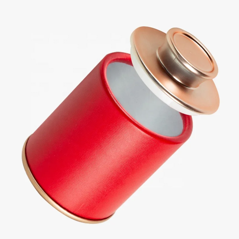 Biodegradable Food Grade Tea Canister Paper Tube Round Cans for Tea Bag Coffee Powder Package