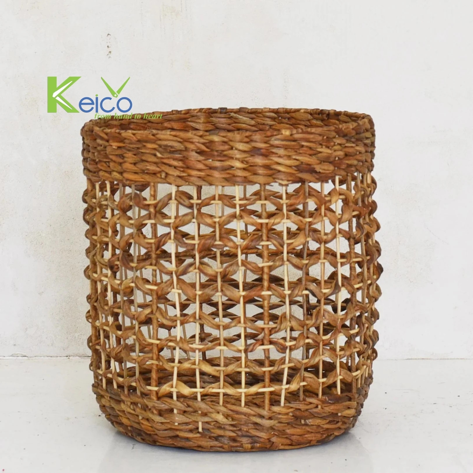 Wholesale Handmade Natural Seagrass Eco-friendly Storage Boxes & Bins for Organization clothes planting cleaning made in VIETNAM