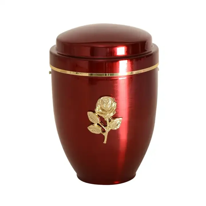 Высококачественная металлическая урна для человеческого пепла надежная и элегантная мемориальная хранения бережного близких