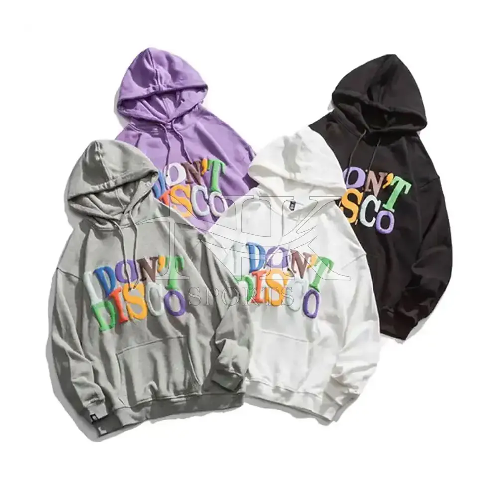 Street Wear Hot Sale Puff Printing Hoodies Made In High Quality Soft Fabric Puff Printing Hoodies
