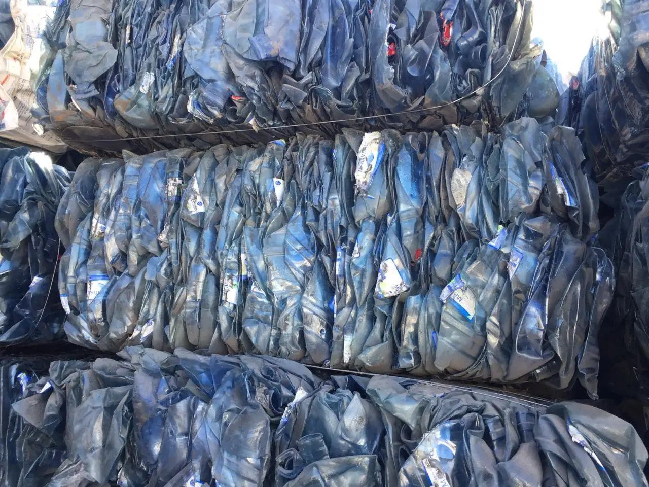 100% прозрачных ПЭТ-бутылок, Пластиковый лом/ПЭТ-бутылки