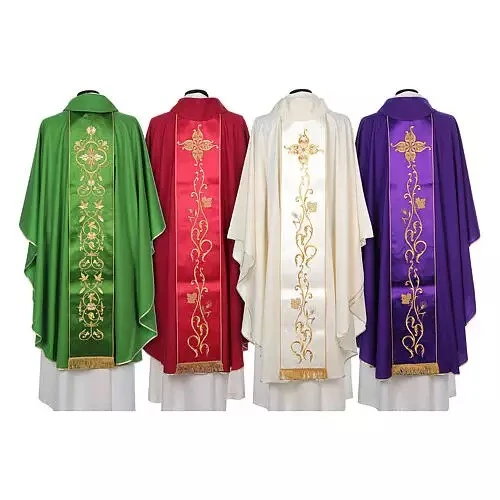 Best Quality Fabric Priest Stoles With Embroidery Church Wear | Wholesale Customized Classical Style Clergy Choir Robes