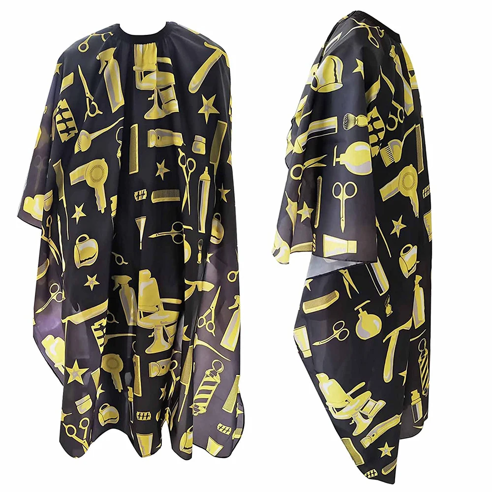 Sublimation Barber Salon Cape Polyester Nylon Haircut Apron Hair Cut Capes Best Quality Hair Stylish Barber Capes