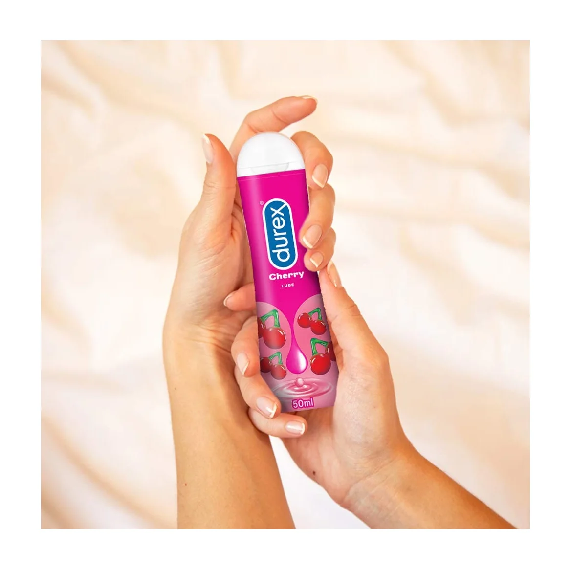 Premium Quality Durex Lube Cherry Flavoured Lubricant Gel for Men & Women - 50ml | Water based lube Bulk Stock At Wholesale