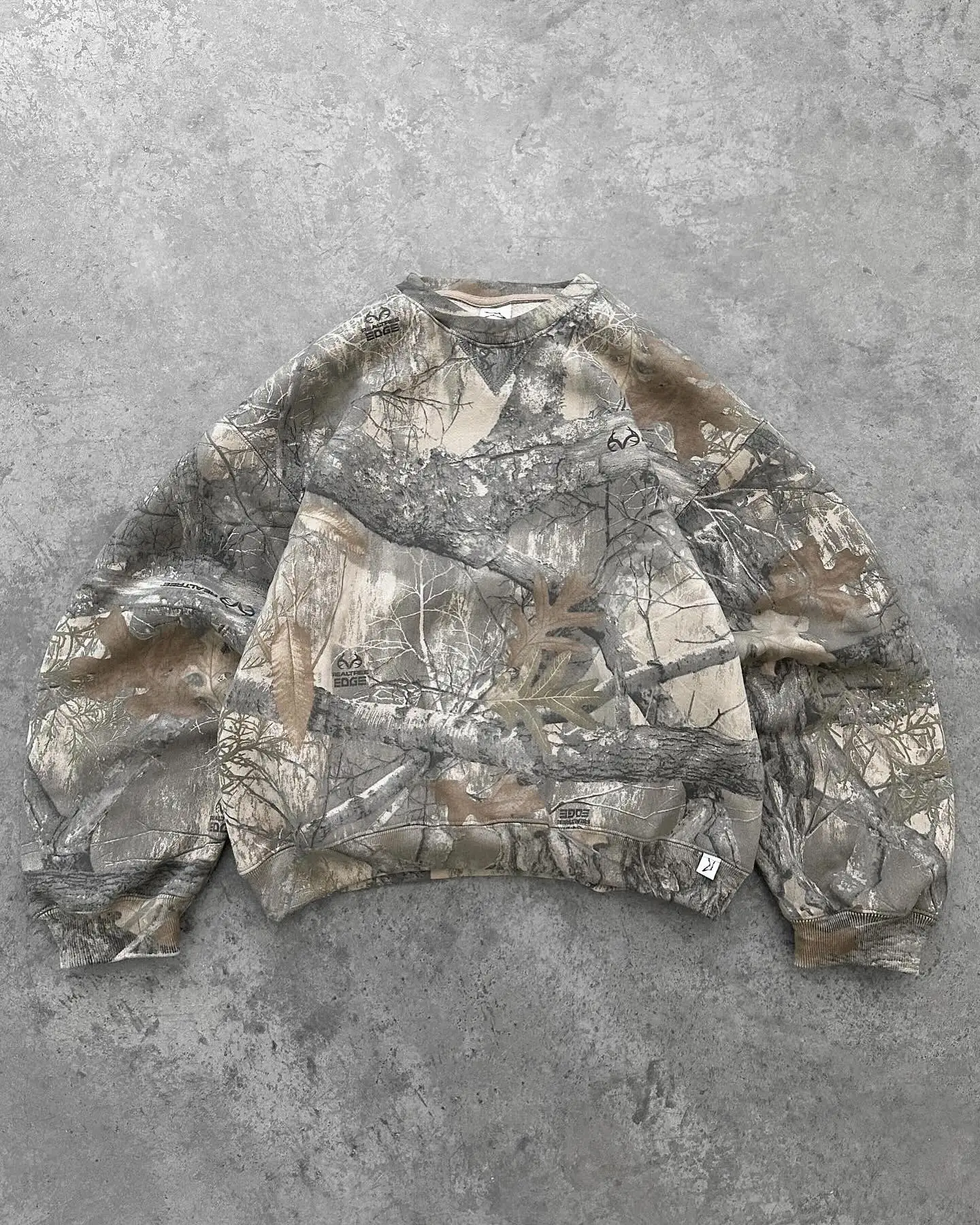 Custom Streetwear 2 Piece Sweats Jogging Suits Sweatshirts Hoodie And Sweatpants Tracksuits Real Tree Camo Sweatsuit Mens