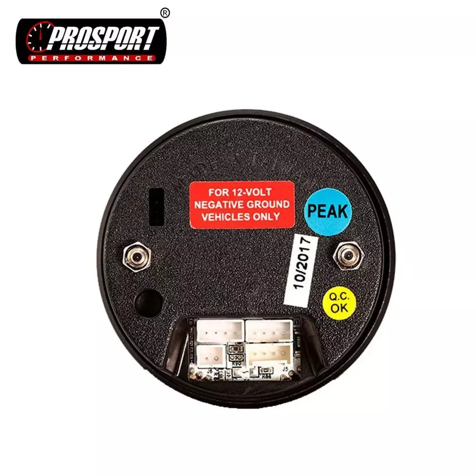 Universal  Digital  LCD Gauge Pressure Boost Meter Auto Turbo 60mm 12V LED backlight 4 Colors