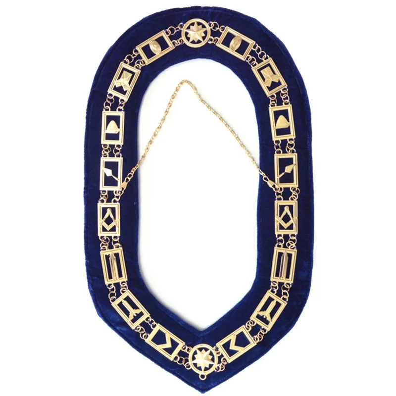 2024 Premium Top Quality Design Masonic Chain Collar Regalia Blue Lodge Chain Collar In Affordable Price