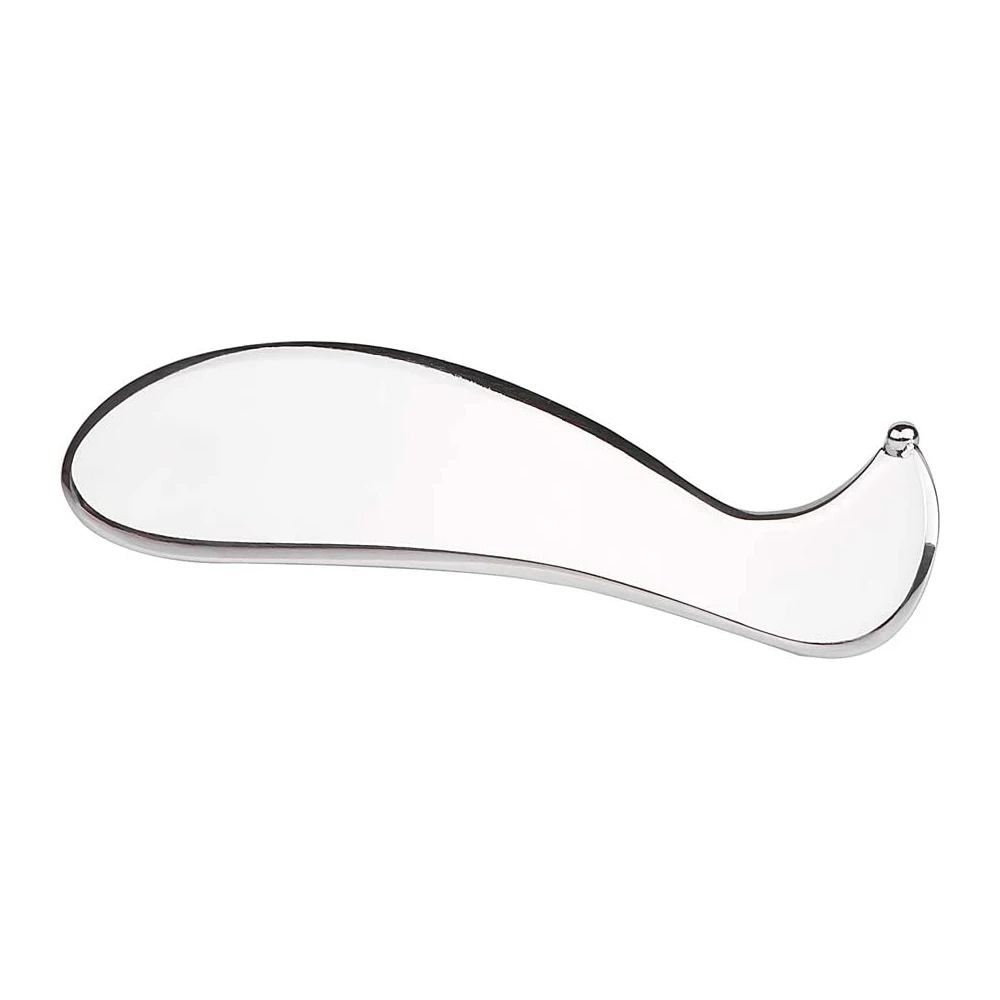 Medical Grade Stainless Steel Gua Sha Guasha Massage Soft Tissue Therapy Used for Back Legs Arms Neck Shoulder (D)