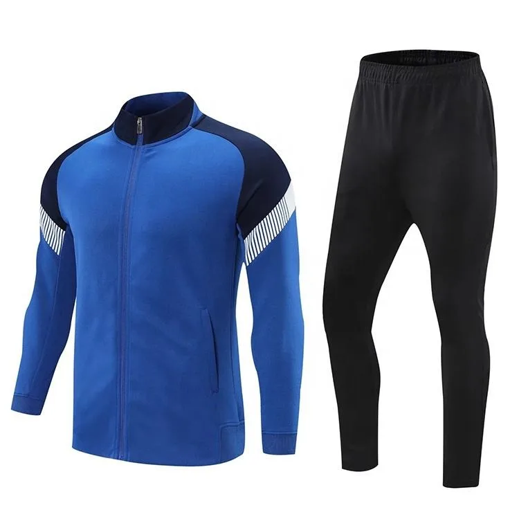Factory High Quality Sportswear 100% Polyester Football Men and Women Tracksuit Training Tracksuit 300 GSM Tracksuit