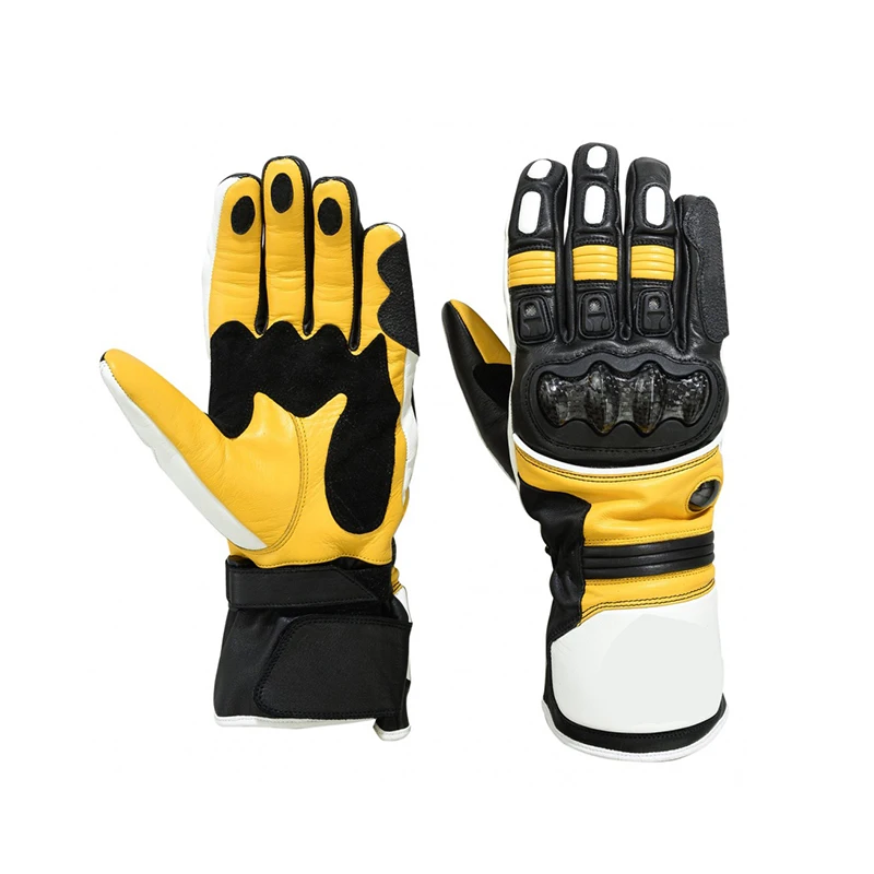 Full finger Racing Motorbike Motocross Protective Gear Motor Gloves leather Motorbike gloves