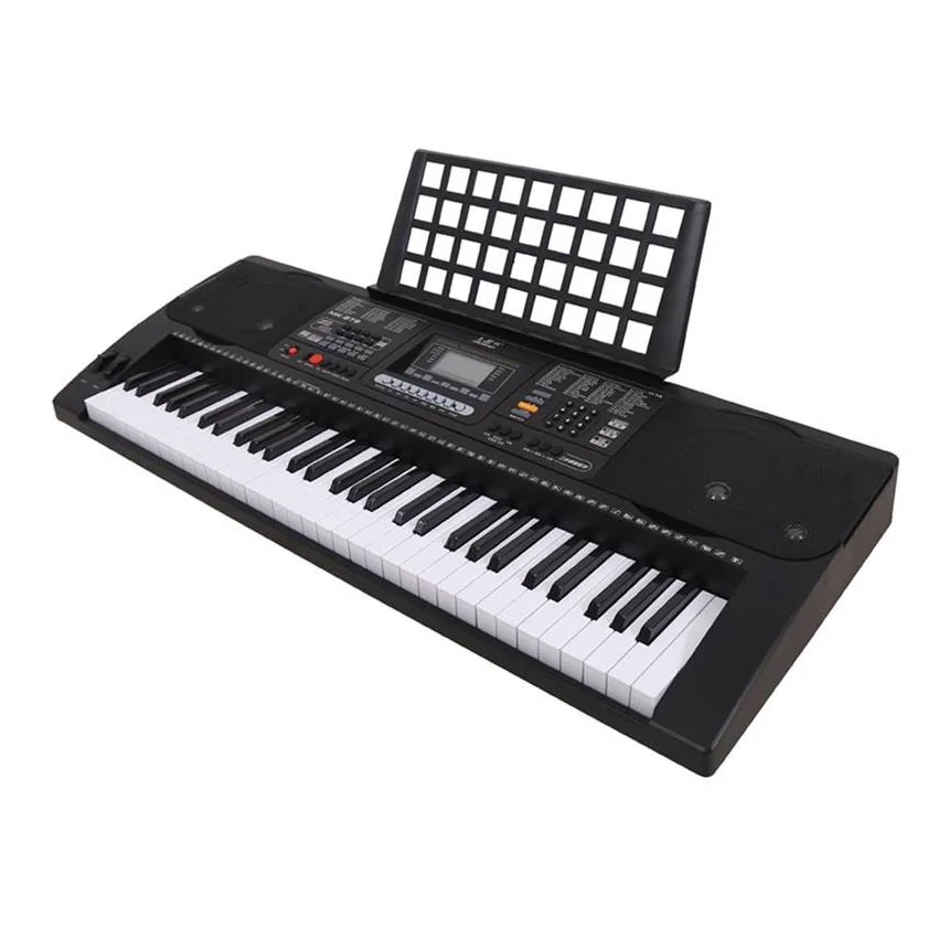 Portable Rhythm 128 Supplier LCD Display Type Music Electronic Keyboard Electrical 61 Keys Keyboard from Singapore