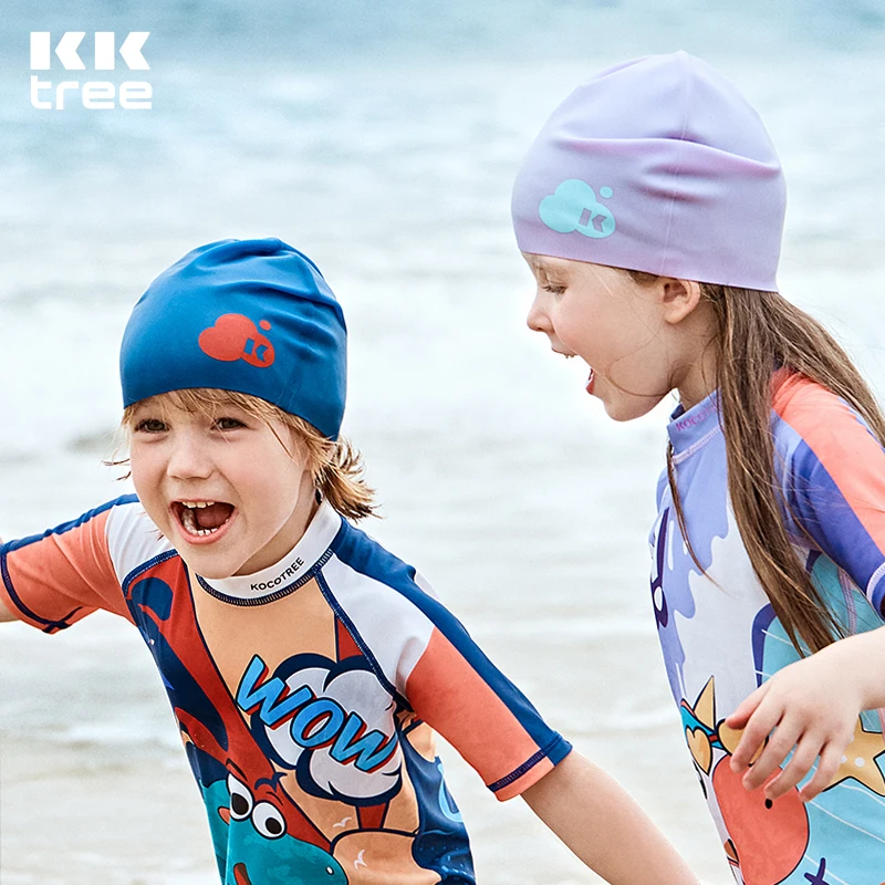 KOCOTREE Low Price Wholesale Waterproof Unisex Non-Slip Silicone Swim Cap for Children