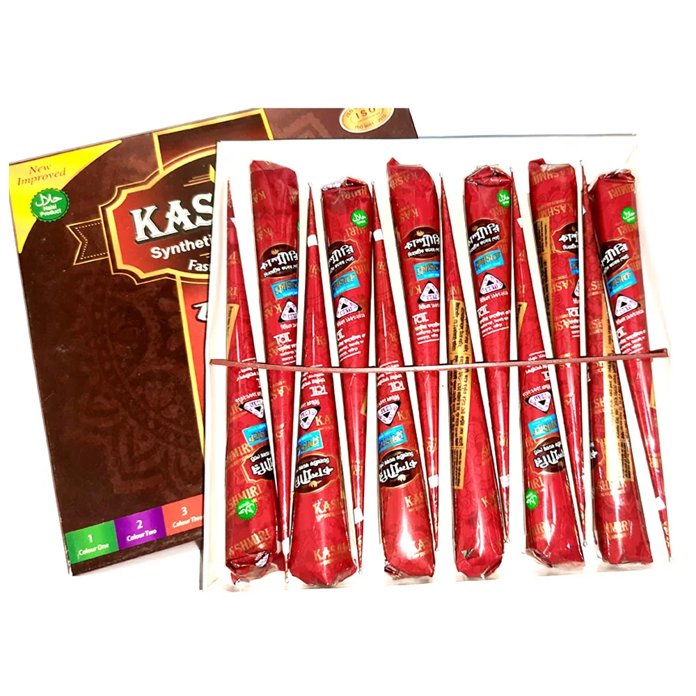 Kashmiri Henna Mehndi Multicolor Instant Color Tattoo Mehndi Manufacture From Bangladeshi Natural Cone Mehndi New Style Makeup