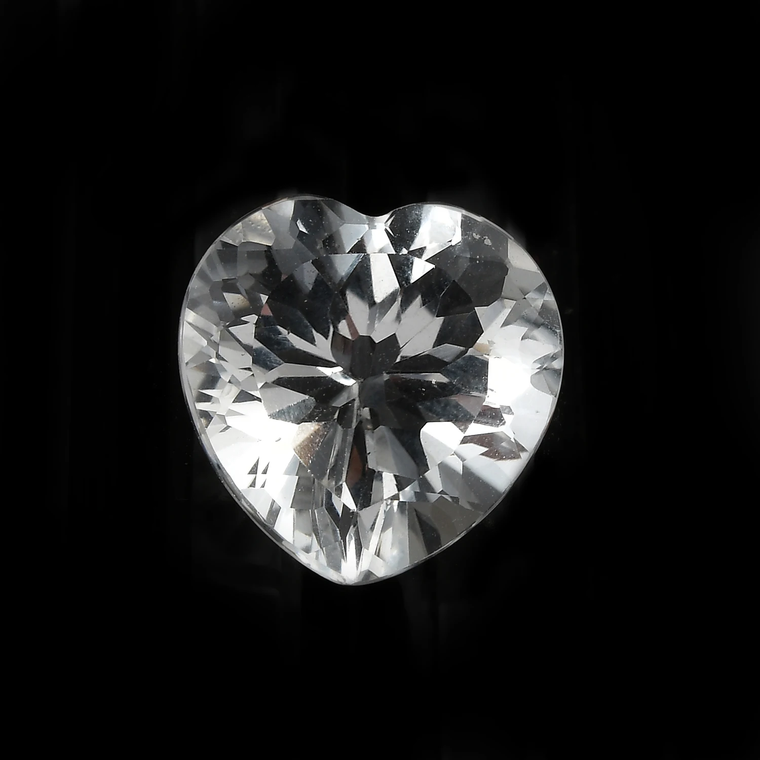 Natural 14mm White Topaz Faceted Heart Loose Gemstones Beautiful Fine Quality Handmade For Jewelry Making From Manufacturer