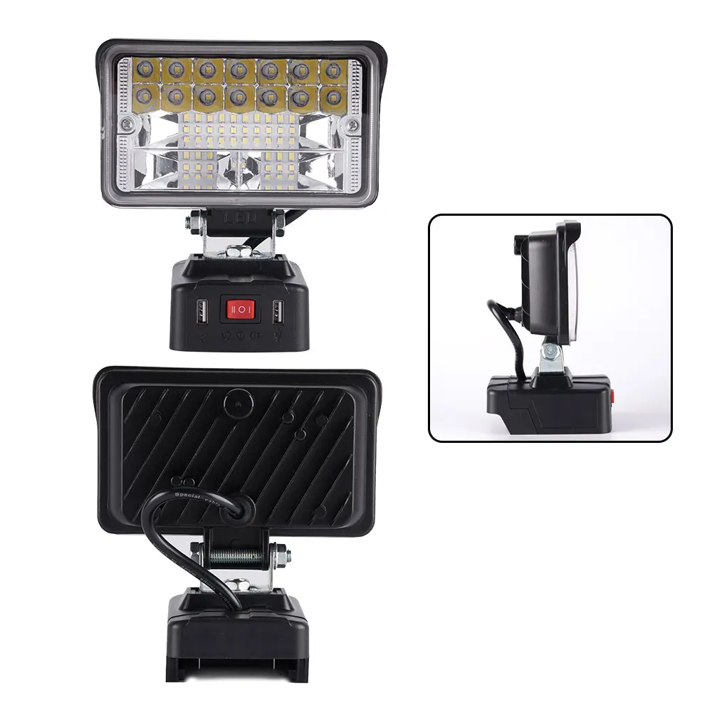 High Quality Led Work Light Flashlight Outdoor Lighting Work Lamp For Makita 18V li-ion battery BL1820 BL1840 BL1850 BL1860 BL