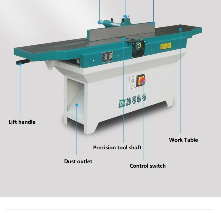 MB503A/ MB504 Awood board planer single surface jointer planer