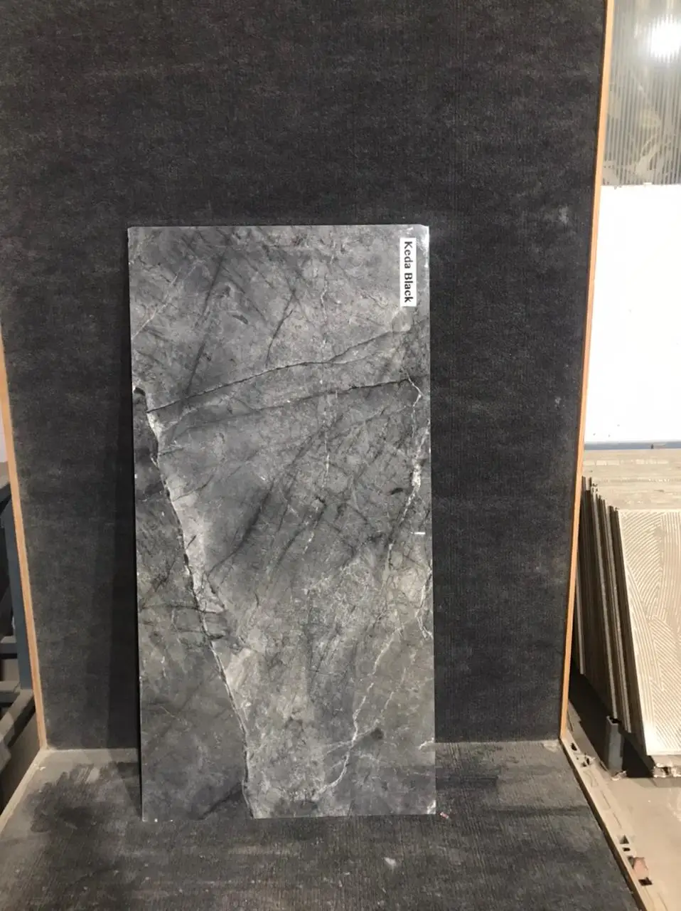 Modern 600x1200mm Glossy Black Polished Porcelain Tiles for Interior Wall and Floor Decoration High Quality Matte Finish