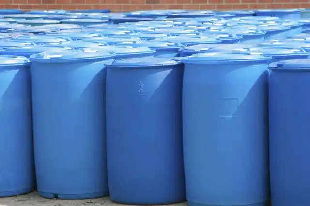 200l 220l barrel 55 gallon blue drum plastic stacking drums